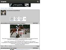 Tablet Screenshot of ecuriesdejeandheurs.skyrock.com