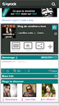 Mobile Screenshot of caroline-c-love.skyrock.com