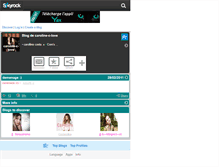 Tablet Screenshot of caroline-c-love.skyrock.com