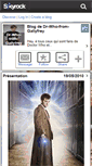 Mobile Screenshot of dr-who-from-gallyfrey.skyrock.com