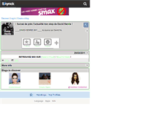 Tablet Screenshot of david-henrie.skyrock.com