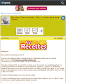 Tablet Screenshot of coeuretcreme.skyrock.com