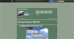 Desktop Screenshot of farming-simulator-40.skyrock.com