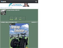 Tablet Screenshot of farming-simulator-40.skyrock.com