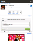 Tablet Screenshot of divine-coralie.skyrock.com