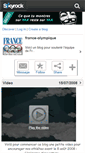 Mobile Screenshot of france-olympique.skyrock.com