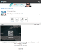 Tablet Screenshot of france-olympique.skyrock.com
