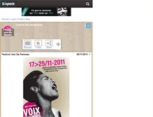 Tablet Screenshot of festival-voix-de-femmes.skyrock.com