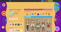 Desktop Screenshot of fanfic-of-vocaloids.skyrock.com