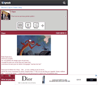 Tablet Screenshot of disney-enfance.skyrock.com