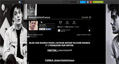 Desktop Screenshot of antonyelchinfrance.skyrock.com