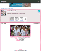 Tablet Screenshot of carolinewozniacki.skyrock.com