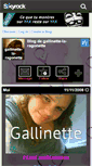 Mobile Screenshot of gallinette-la-ragonette.skyrock.com