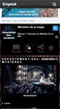 Mobile Screenshot of departement-des-mysteres.skyrock.com