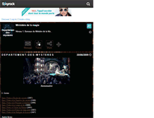 Tablet Screenshot of departement-des-mysteres.skyrock.com