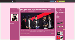 Desktop Screenshot of onedirection1d.skyrock.com