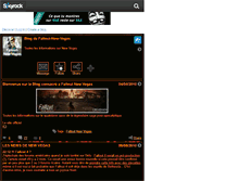 Tablet Screenshot of fallout-new-vegas.skyrock.com