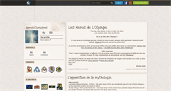 Desktop Screenshot of heros-olympiens.skyrock.com