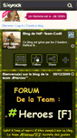 Mobile Screenshot of hdf-team-cod6.skyrock.com