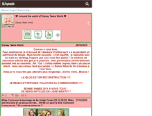 Tablet Screenshot of disneyteensworld.skyrock.com