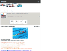 Tablet Screenshot of aix-natation-course.skyrock.com