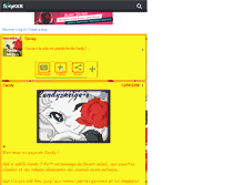 Tablet Screenshot of candy-neige-x.skyrock.com