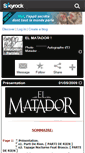 Mobile Screenshot of elmatador-paroles.skyrock.com