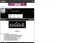 Tablet Screenshot of elmatador-paroles.skyrock.com