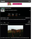 Tablet Screenshot of ecuries-passion.skyrock.com