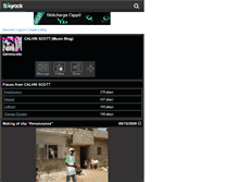 Tablet Screenshot of calvinscottofficiel.skyrock.com