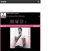 Tablet Screenshot of fiction-m-pokora.skyrock.com