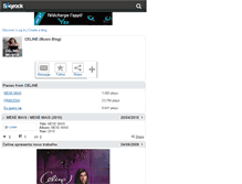 Tablet Screenshot of celine-musica.skyrock.com