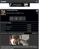 Tablet Screenshot of el-matador13522.skyrock.com