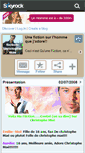 Mobile Screenshot of fiiction-christophe-mae.skyrock.com