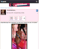 Tablet Screenshot of elodie-martineau.skyrock.com