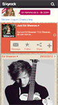 Mobile Screenshot of ed-sheeranx.skyrock.com