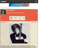 Tablet Screenshot of ed-sheeranx.skyrock.com