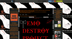 Desktop Screenshot of emo-destroy-project.skyrock.com