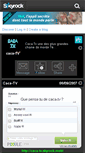 Mobile Screenshot of caca-tv.skyrock.com