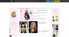 Desktop Screenshot of beautifulkesha.skyrock.com