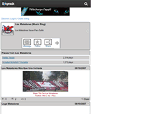 Tablet Screenshot of chant-matadores.skyrock.com