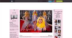 Desktop Screenshot of gaga-paradise.skyrock.com