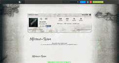 Desktop Screenshot of metalo-team.skyrock.com