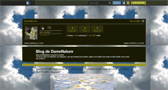 Desktop Screenshot of damenature.skyrock.com