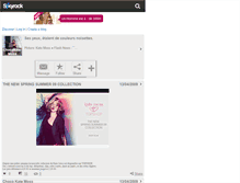 Tablet Screenshot of chocokate-moss.skyrock.com