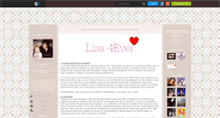 Desktop Screenshot of lisa-forever-association.skyrock.com