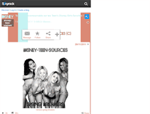 Tablet Screenshot of disney-teen-sources.skyrock.com