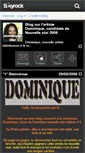 Mobile Screenshot of dominique-star.skyrock.com