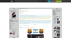 Desktop Screenshot of messi-le-prodige.skyrock.com