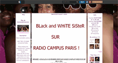 Desktop Screenshot of blackandwhitesister.skyrock.com
